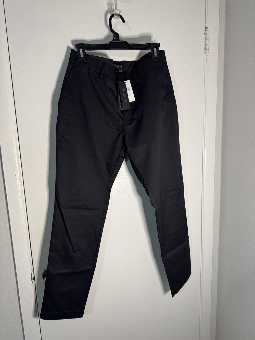 Banana Republic Slim Fit Men's Black Core Temp Pants 32x30 NWT